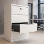 Метален офис шкаф/кардекс с 4 чекмеджета 90/45/132 см - Image 2