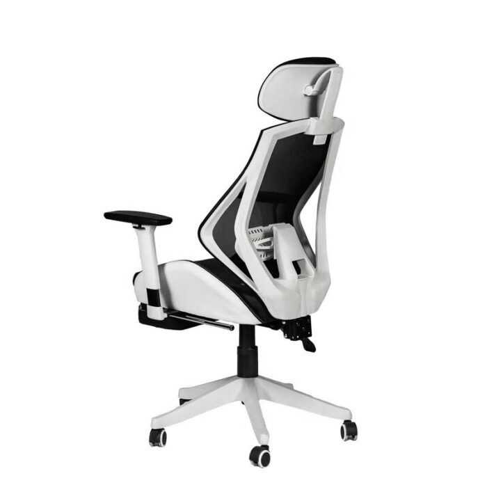 Ергономичен директорски стол RT-2004H Relax LUX черен/бял - Image 2