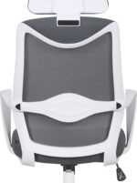 Мениджърски стол Аврора MESH сив - Image 5