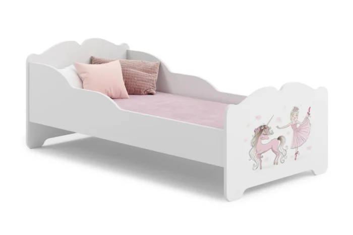 Детско легло ANNA с принт (140 х 70 см, unicorn and girl) - Image 1