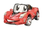 Детско легло Luk с парапет и различни мотиви (140 х 70 см, auto) - Image 3