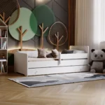 Единично легло Max с парапет и чекмедже (160 х 80 см) - Image 2
