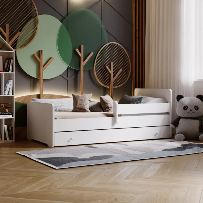 Единично легло Max с парапет и чекмедже (160 х 80 см) - Image 2