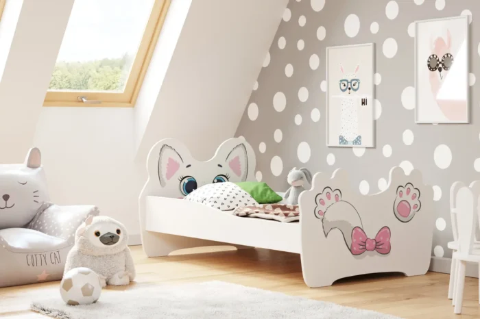 Детско легло Pink cat (140 х 70 см) - Image 2