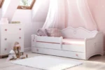 Детско легло Emma с чекмедже (140 х 70 см, розова) - Image 3